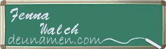 Fenna Walch Visitenkarte